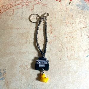 Silicone 4x4 Jeep Duck Rearview Mirror Charm-Keychain-Bag Charm- Bracelet